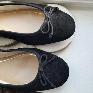 Suede Ballet Flats